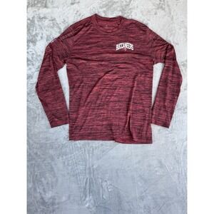 Tampa Bay Buccaneers Shirt Mens Sz M Red NFL Football Nike Dri-FIT Long Sleeve